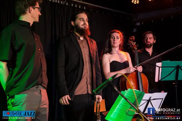 Anna Lang - Mario Rom - Alois Eberl - Gernot Haslauer anna lang,mario rom,alois eberl,gernot haslauer,weihnachtskonzert,stockwerkjazz graz,pianofortebrass