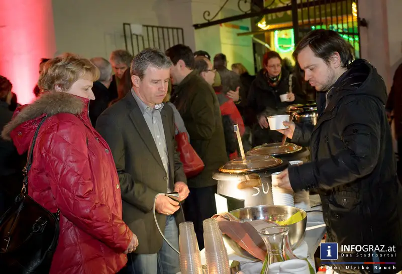 Bilder aus dem Grünes Haus Graz vom Eröffnungsfest am 12. Jänner 2015. - 025