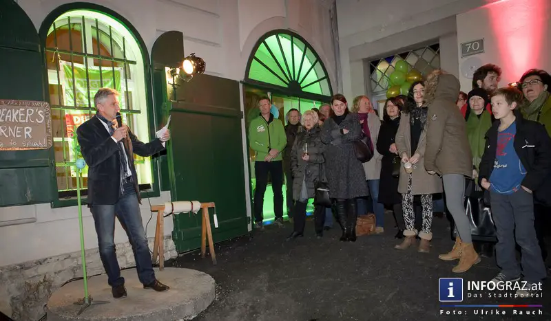 Bilder aus dem Grünes Haus Graz vom Eröffnungsfest am 12. Jänner 2015. - 034