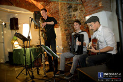 Trio Tribidabo,grünes haus graz,eröffnungsfest,12.01.2015,die grünen,umgezogen,eröffnungsfest,kaiser franz josef kai 70