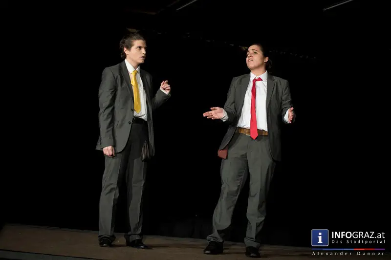 Premiere ‚Rosencrantz and Guildenstern are dead‘ – ‚the Pennyless Players‘ im Literaturhaus Graz - 009