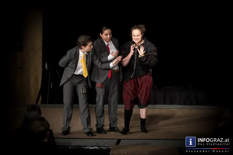 Premiere ‚Rosencrantz and Guildenstern are dead‘ – ‚the Pennyless Players‘ im Literaturhaus Graz - 015