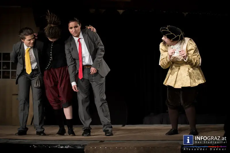 Premiere ‚Rosencrantz and Guildenstern are dead‘ – ‚the Pennyless Players‘ im Literaturhaus Graz - 017