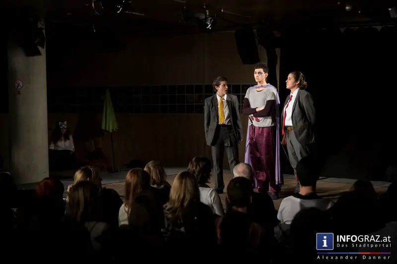 Premiere ‚Rosencrantz and Guildenstern are dead‘ – ‚the Pennyless Players‘ im Literaturhaus Graz - 020