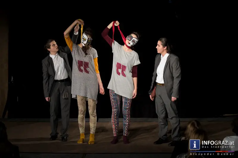 Premiere ‚Rosencrantz and Guildenstern are dead‘ – ‚the Pennyless Players‘ im Literaturhaus Graz - 041