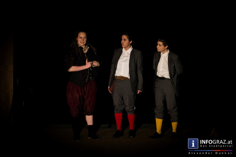 Premiere ‚Rosencrantz and Guildenstern are dead‘ – ‚the Pennyless Players‘ im Literaturhaus Graz - 042