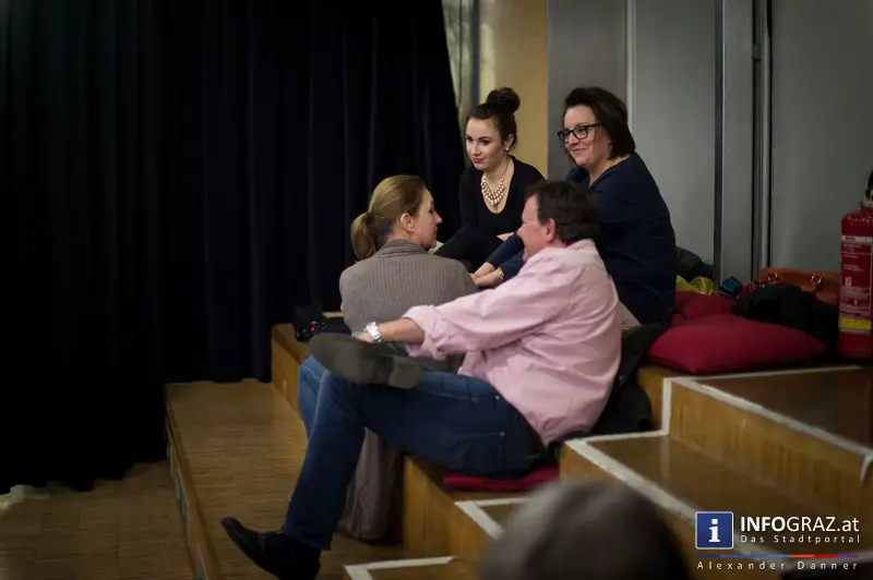 Premiere ‚Rosencrantz and Guildenstern are dead‘ – ‚the Pennyless Players‘ im Literaturhaus Graz - 046