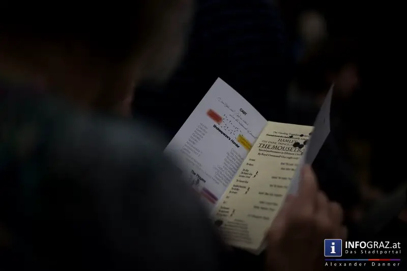 Premiere ‚Rosencrantz and Guildenstern are dead‘ – ‚the Pennyless Players‘ im Literaturhaus Graz - 047