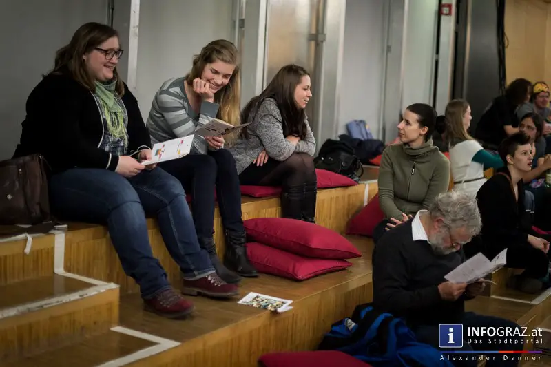 Premiere ‚Rosencrantz and Guildenstern are dead‘ – ‚the Pennyless Players‘ im Literaturhaus Graz - 048