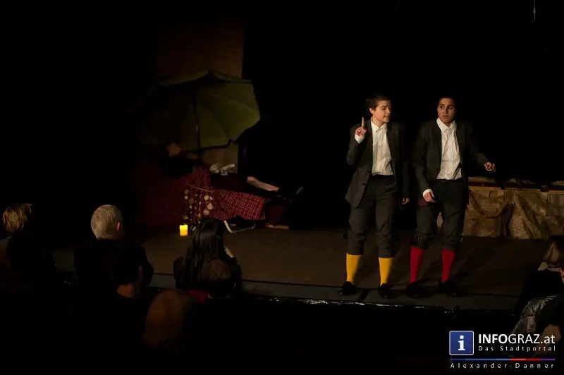 Premiere ‚Rosencrantz and Guildenstern are dead‘ – ‚the Pennyless Players‘ im Literaturhaus Graz - 049