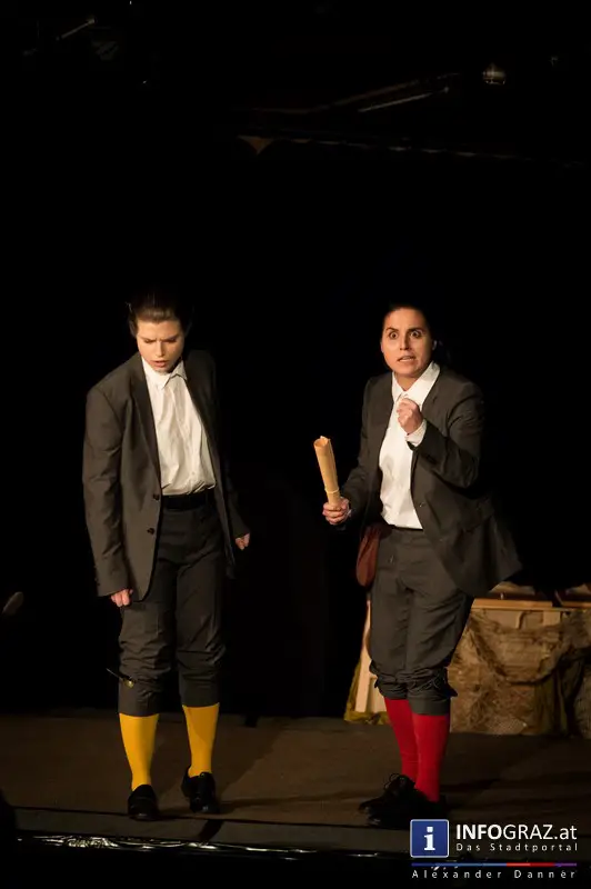 Premiere ‚Rosencrantz and Guildenstern are dead‘ – ‚the Pennyless Players‘ im Literaturhaus Graz - 051
