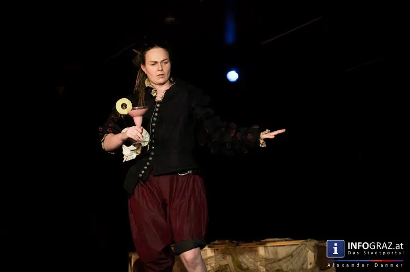 Premiere ‚Rosencrantz and Guildenstern are dead‘ – ‚the Pennyless Players‘ im Literaturhaus Graz - 055