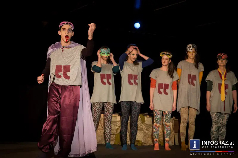 Premiere ‚Rosencrantz and Guildenstern are dead‘ – ‚the Pennyless Players‘ im Literaturhaus Graz - 061