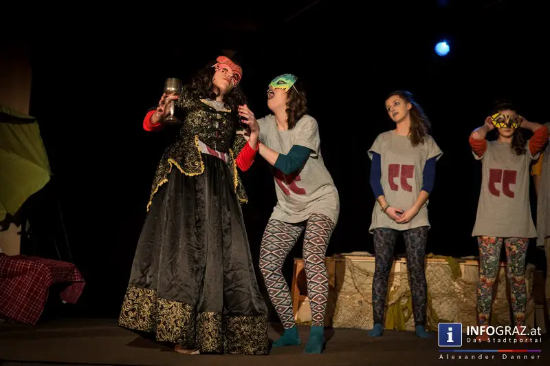 Premiere ‚Rosencrantz and Guildenstern are dead‘ – ‚the Pennyless Players‘ im Literaturhaus Graz - 063