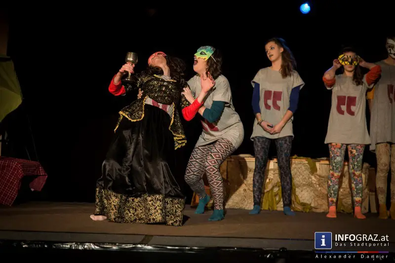 Premiere ‚Rosencrantz and Guildenstern are dead‘ – ‚the Pennyless Players‘ im Literaturhaus Graz - 064