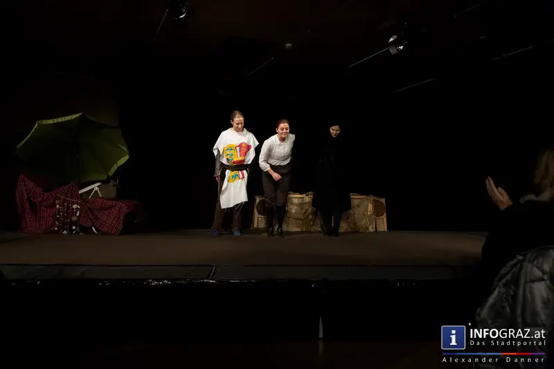 Premiere ‚Rosencrantz and Guildenstern are dead‘ – ‚the Pennyless Players‘ im Literaturhaus Graz - 068