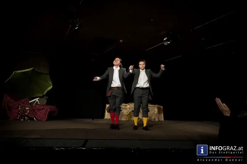 Premiere ‚Rosencrantz and Guildenstern are dead‘ – ‚the Pennyless Players‘ im Literaturhaus Graz - 075