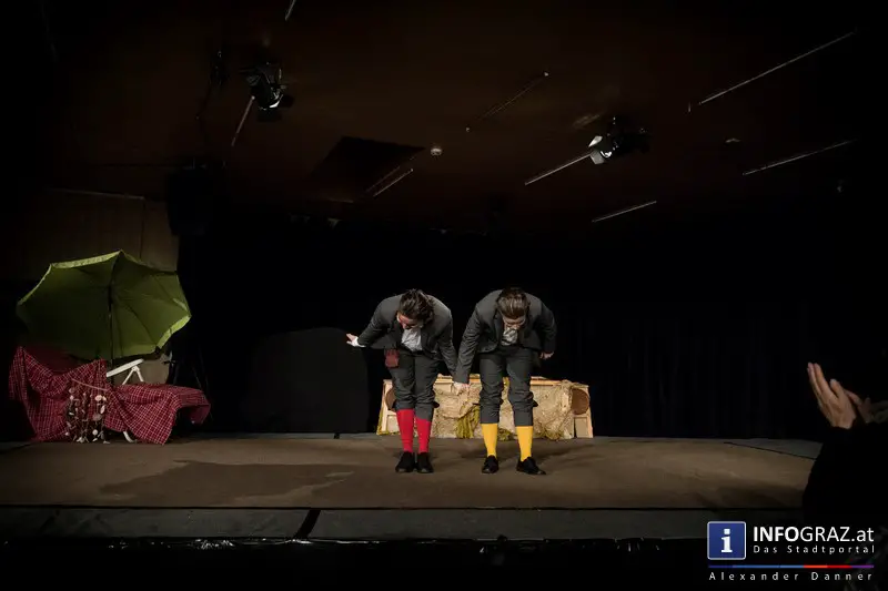 Premiere ‚Rosencrantz and Guildenstern are dead‘ – ‚the Pennyless Players‘ im Literaturhaus Graz - 076