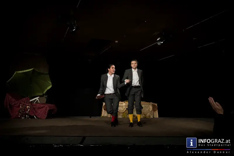 Premiere ‚Rosencrantz and Guildenstern are dead‘ – ‚the Pennyless Players‘ im Literaturhaus Graz - 077