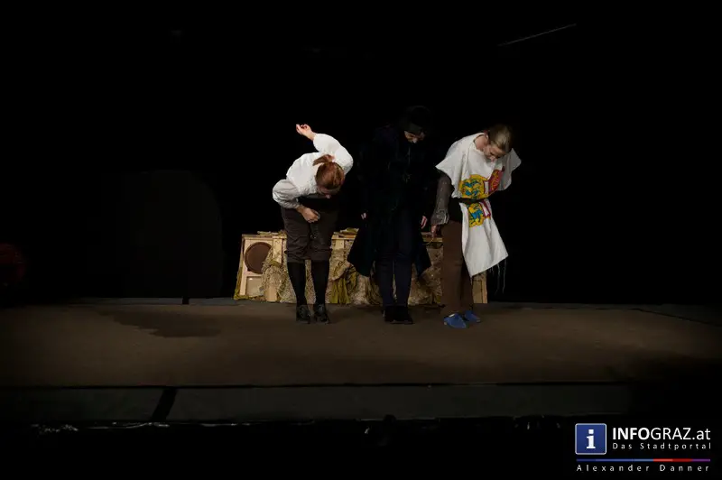 Premiere ‚Rosencrantz and Guildenstern are dead‘ – ‚the Pennyless Players‘ im Literaturhaus Graz - 078