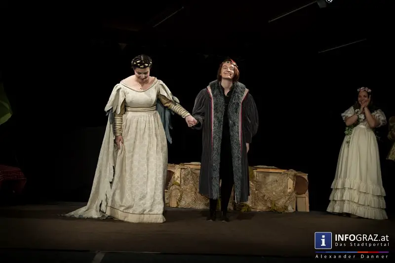 Premiere ‚Rosencrantz and Guildenstern are dead‘ – ‚the Pennyless Players‘ im Literaturhaus Graz - 080