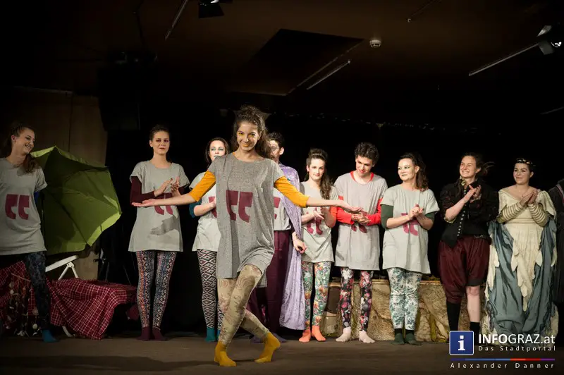 Premiere ‚Rosencrantz and Guildenstern are dead‘ – ‚the Pennyless Players‘ im Literaturhaus Graz - 081