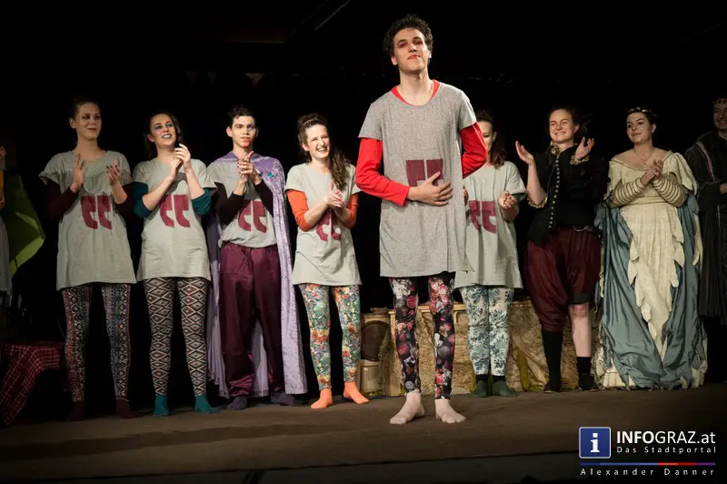 Premiere ‚Rosencrantz and Guildenstern are dead‘ – ‚the Pennyless Players‘ im Literaturhaus Graz - 083