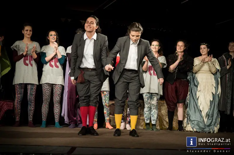Premiere ‚Rosencrantz and Guildenstern are dead‘ – ‚the Pennyless Players‘ im Literaturhaus Graz - 084