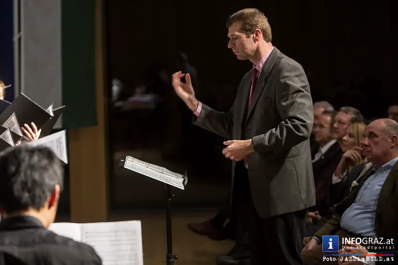 Eröffnung der Ausstellung ‚Zeichen der Zeit‘ im Steiermarkhof Graz - Jörg Leitner und Michael Raimann - 043