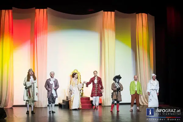 der gestiefelte kater,orpheum graz,17.1.2015,sprechende katze,stiefel,regie,alfred haidacher