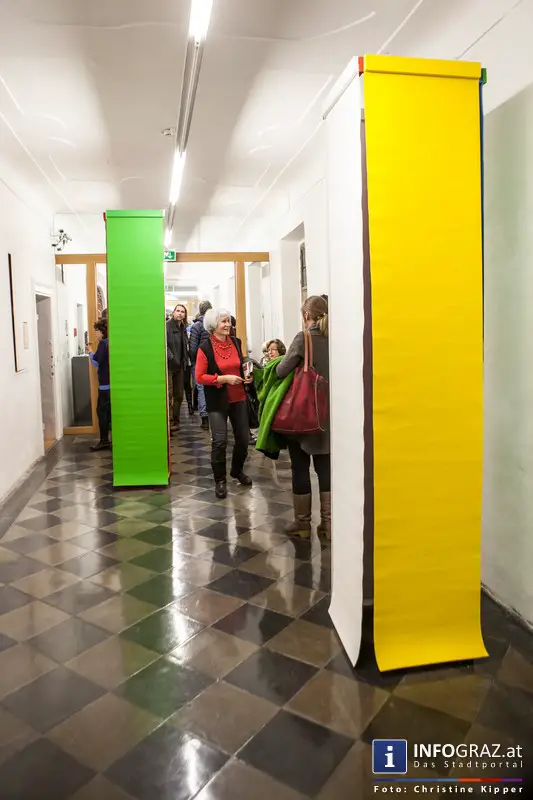 Eröffnung 'SHIFTING CONSTELLATIONS' am 21. Jänner 2015 - Kulturzentrum bei den Minoriten - 065