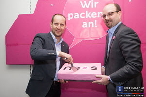 Landessprecher Uwe Trummer,Parteichef Matthias Strolz,eröffnung neospähre graz,neue steiermark,neos,landtagswahlen 