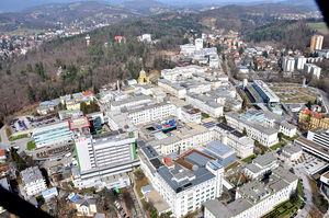 MedUni Graz,Medizinische Universität,LKH,Ausbildungsort,,Krankenhaus in Pavillonbauweise 