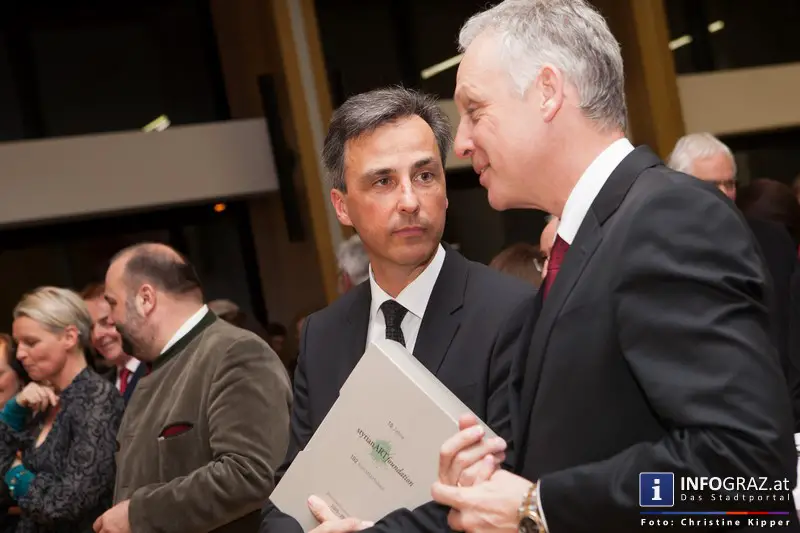 10 Jahre styrian ART foundation – Eröffnung der Ausstellung in der Hofgalerie im Steiermarkhof - 095