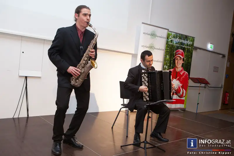 10 Jahre styrian ART foundation – Eröffnung der Ausstellung in der Hofgalerie im Steiermarkhof - 097