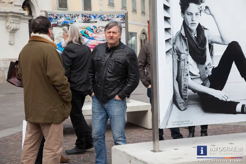 Eröffnung der Menschenbilder Ausstellung 2015 am 14. März 2015 - Mariahilferplatz Graz - 007