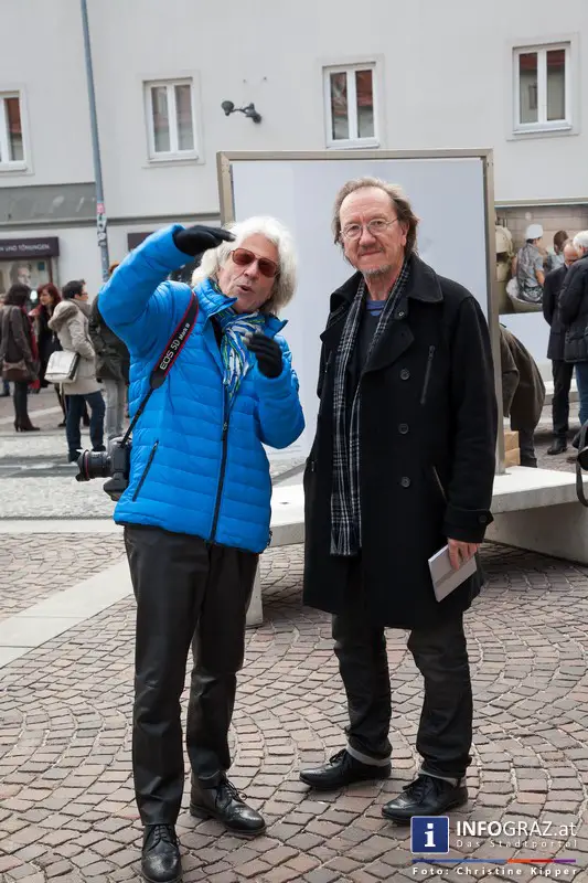 Eröffnung der Menschenbilder Ausstellung 2015 am 14. März 2015 - Mariahilferplatz Graz - 008