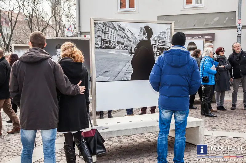 Eröffnung der Menschenbilder Ausstellung 2015 am 14. März 2015 - Mariahilferplatz Graz - 011