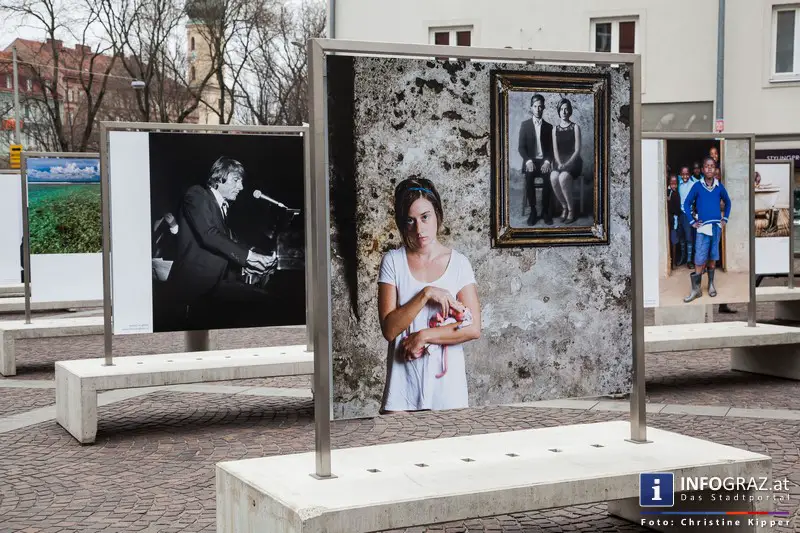 Eröffnung der Menschenbilder Ausstellung 2015 am 14. März 2015 - Mariahilferplatz Graz - 012