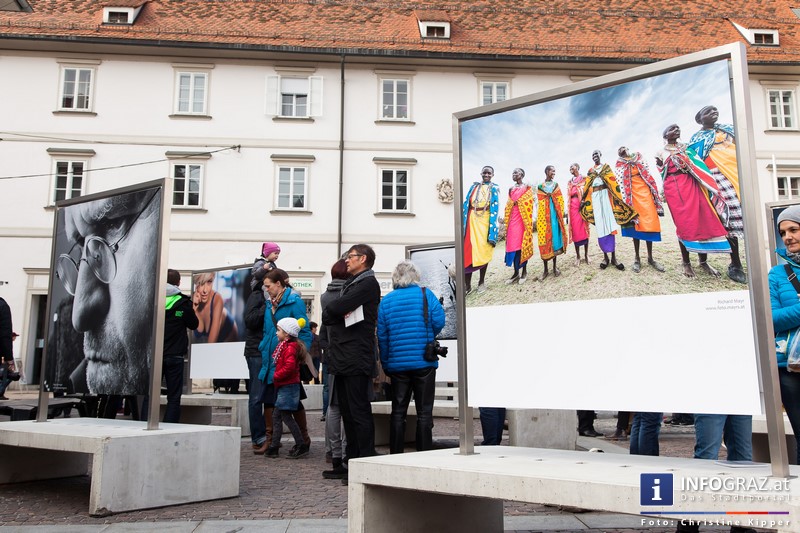 Eröffnung der Menschenbilder Ausstellung 2015 am 14. März 2015 - Mariahilferplatz Graz - 013