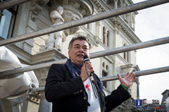 Werner Kogler,Grüne,protestaktion gegen ttip,graz,amerikanische bundesregierung,weltweite protestaktion