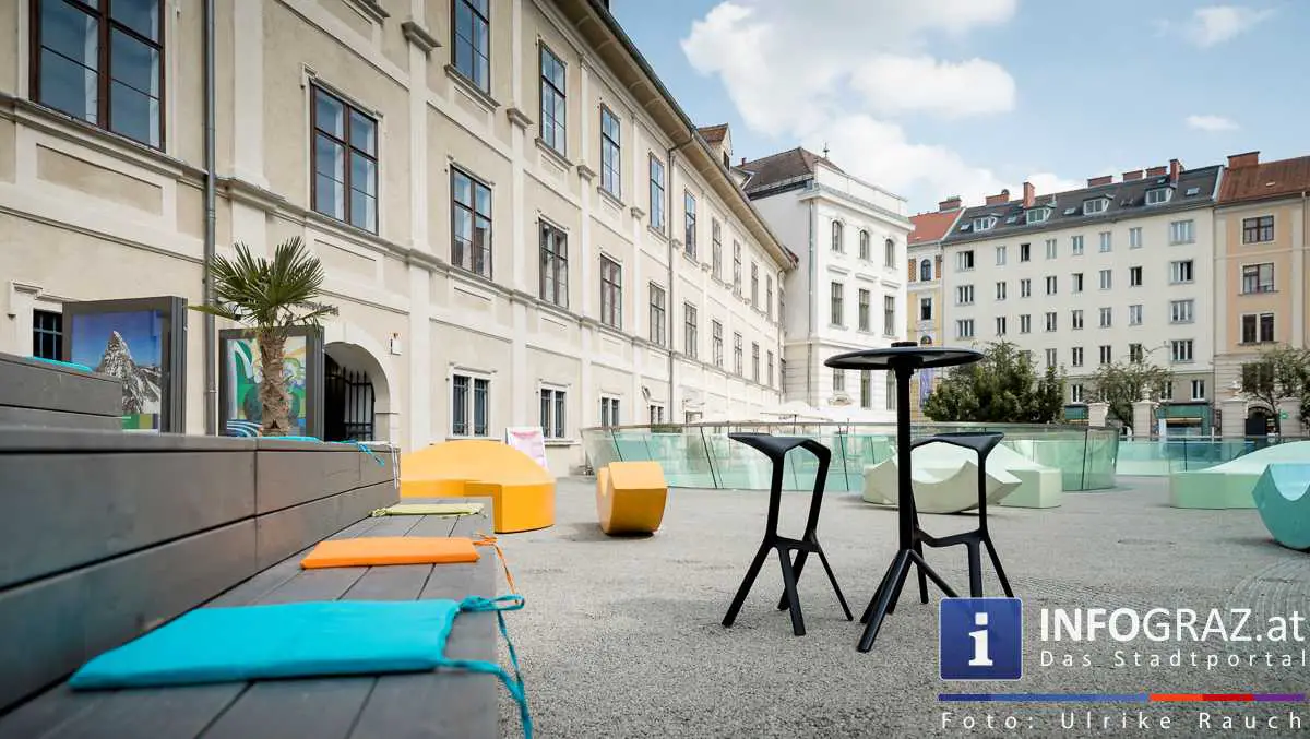 Ein gelungener Start für Viertel 4, Sommerlounge in der Grazer Innenstadt - 006