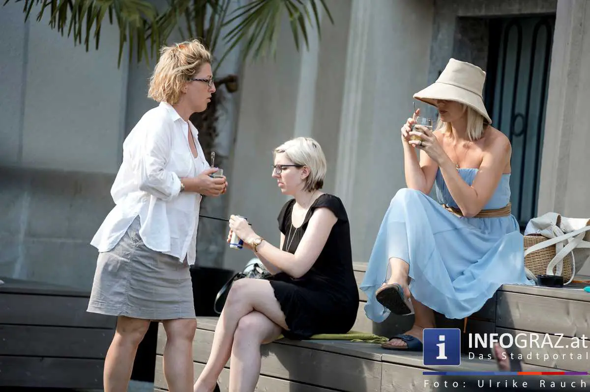 Ein gelungener Start für Viertel 4, Sommerlounge in der Grazer Innenstadt - 021