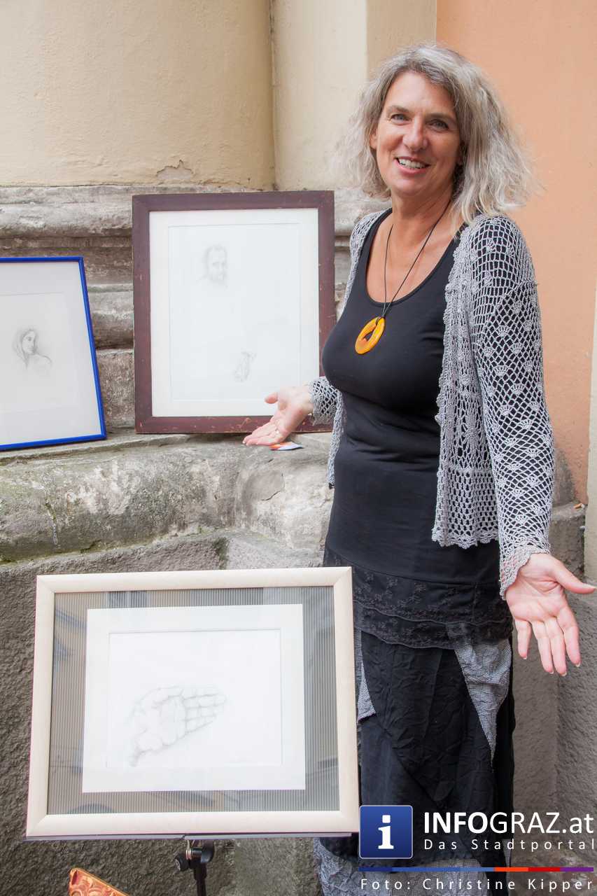 KUNSTMARKT vom Färberplatz zum Schloßbergplatz am 19. Juni 2015 - 002