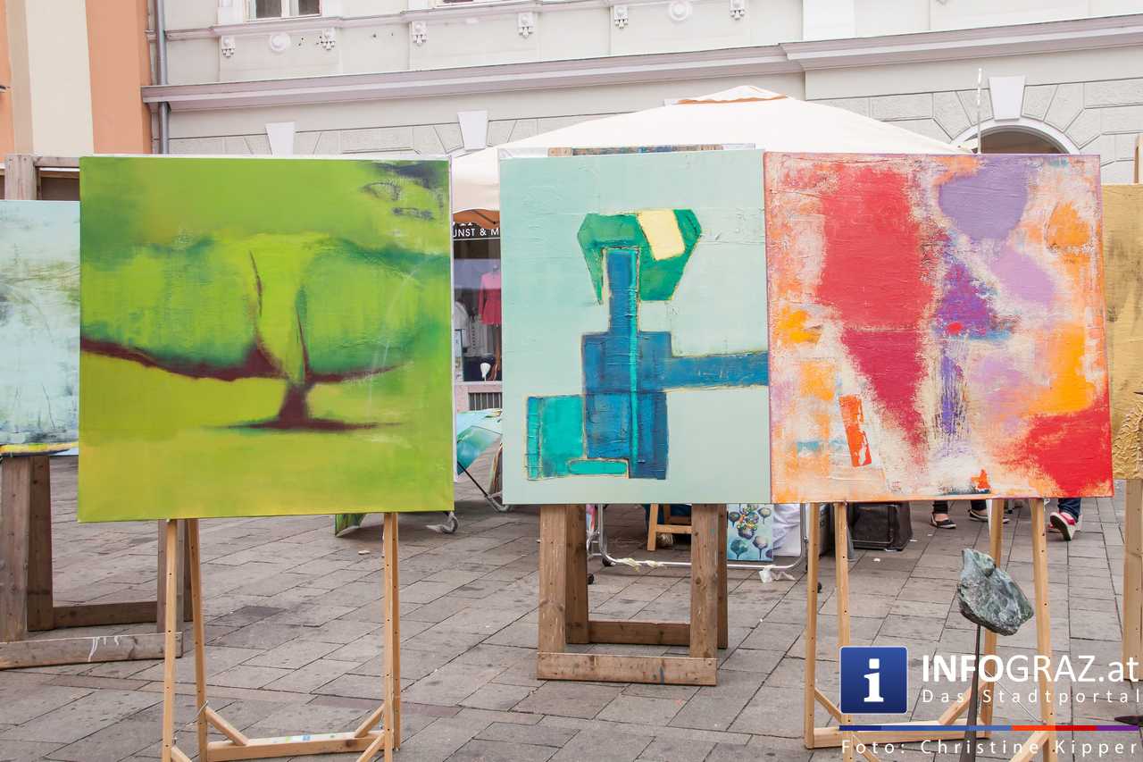 KUNSTMARKT vom Färberplatz zum Schloßbergplatz am 19. Juni 2015 - 016