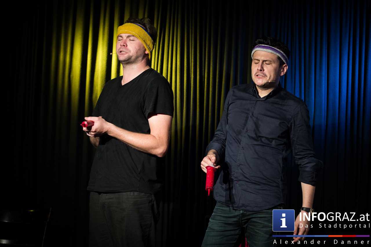 Thomas Stipsits und Manuel Rubey im Theatercafé Graz unter der Regie von Alfred Dorfer - 051