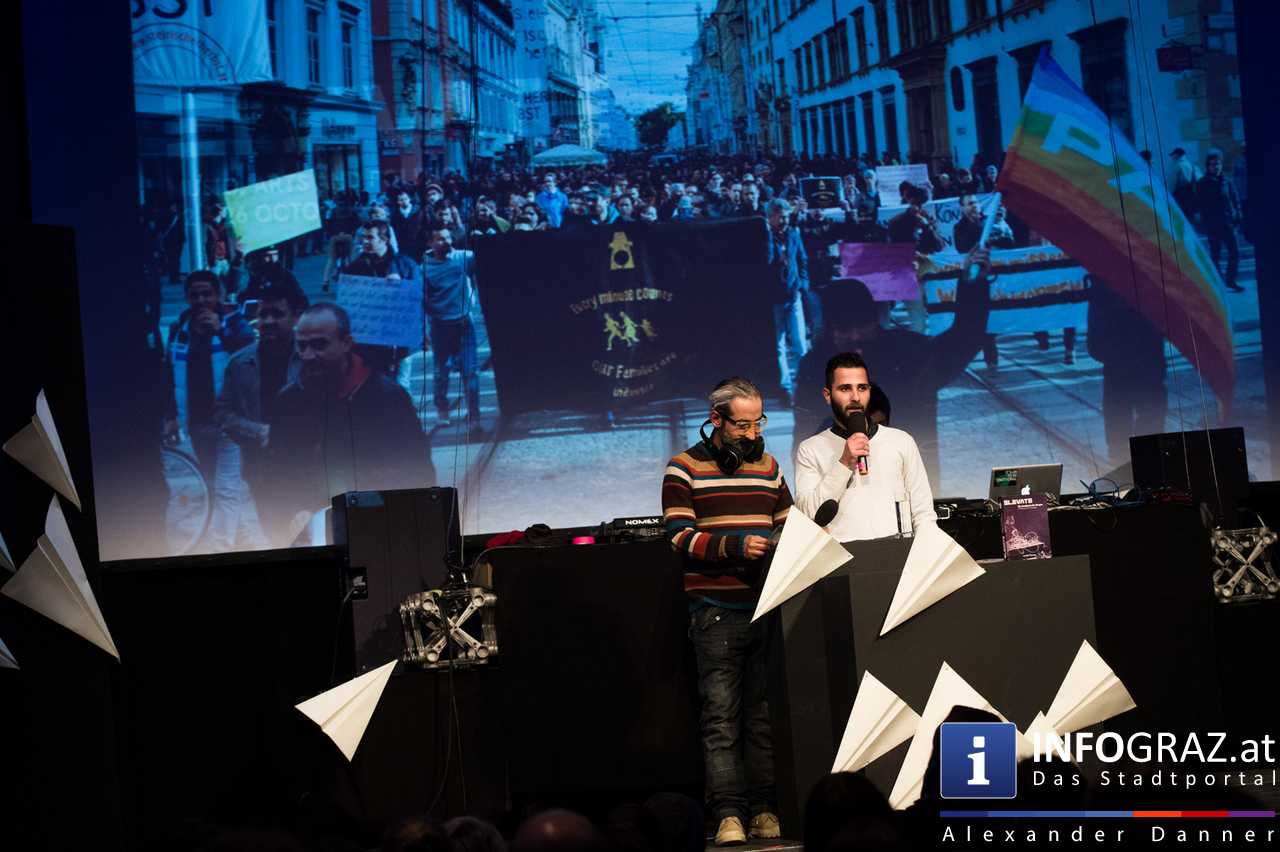 eroeffnung elevate festival 2015 dom im berg graz interdisziplinaeres festival fuer musik kunst und politischen diskurs 24
