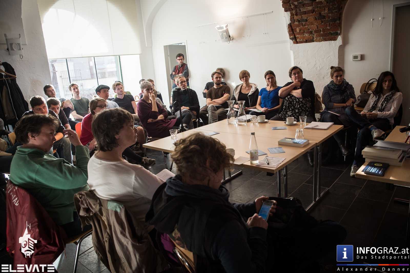 workshops,elevate festival 2015,unsere antworten auf die demokratiekrise,alternative formen der politischen partizipation,grünes haus