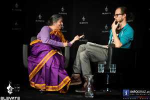 Nobelpreisträgerin Vandana Shiva,philosophie,Elevate 2015,Forum Stadtpark Graz,global,themen,schriftsteller,schulung