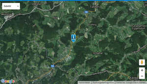 Karte,Satellitendarstellung,Ortsende Graz,Mariatrost,einzelne Häuser erkennbar,radwege,bahnhof,österreich,jakomini,auto